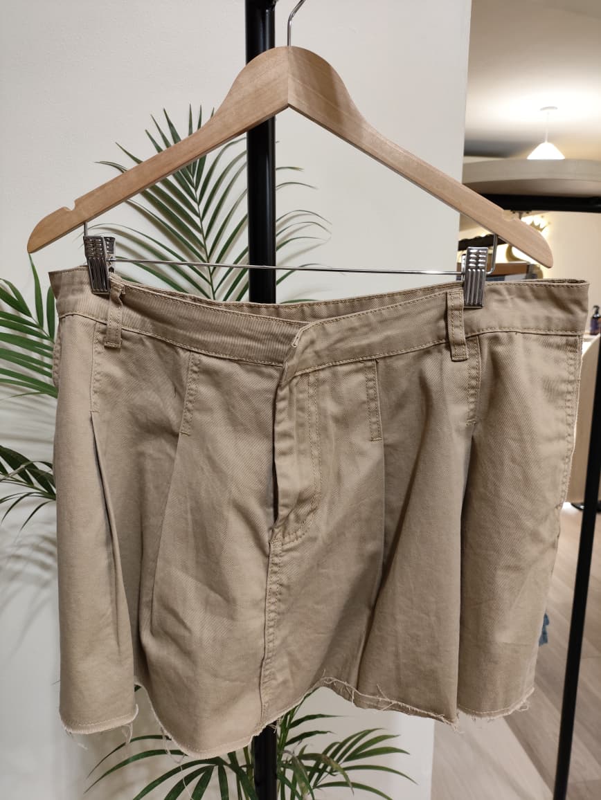 POLLERA GABARDINA TABLEADA